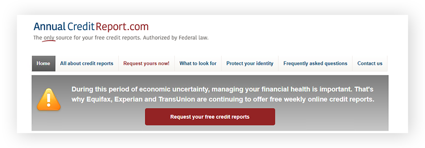 如果您的社会安全卡被盗,请仔细监控您的信用报告,通过 Annualcreditreport.com检查。